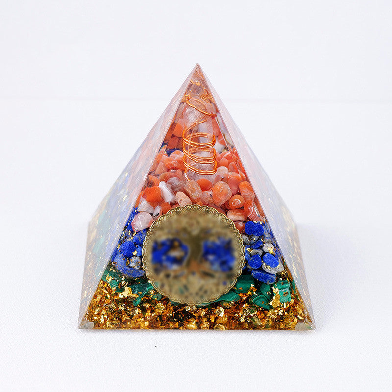 Fashion Crystal Stone Pyramid Ornaments