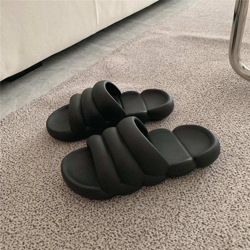 Summer Home Flat Slippers Women Non-Slip Bathroom Slides Indoor Soft