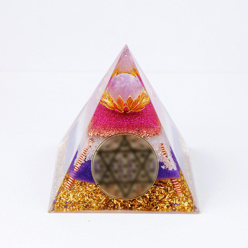 Fashion Crystal Stone Pyramid Ornaments