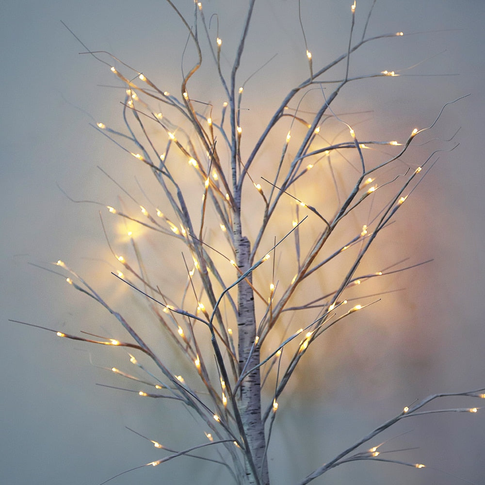 Birch tree decoration lights