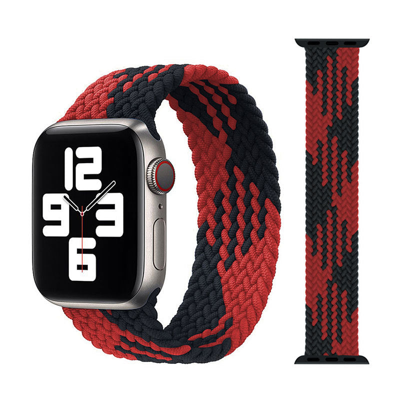 Watch Strap With Stretch Single Loop Nylon Braid Explosive Style