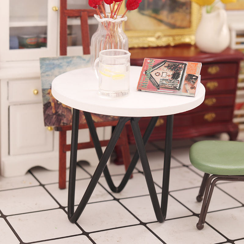 Miniature Food Play Table Coffee Table Mini Model Playing House Scene
